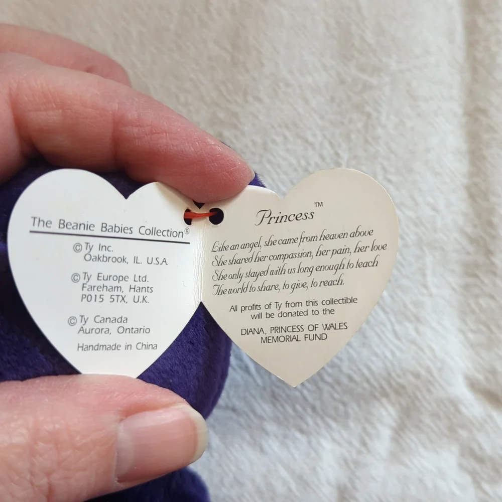 Princess TY beanie baby 1997 - Picture 6 of 8